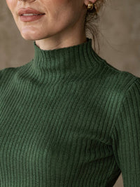 Col roulé Adèle – Vert
