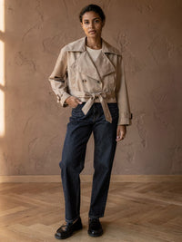 Trench court Albane – Beige