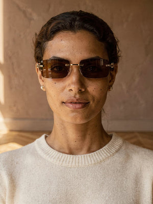 Lunettes de soleil Alix – Marron
