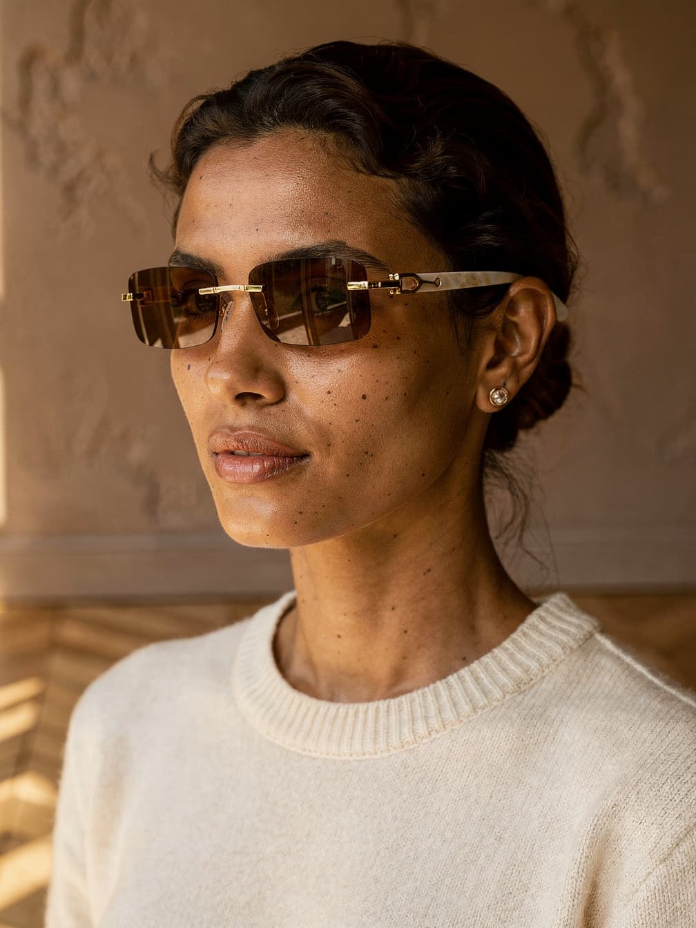 Lunettes de soleil Alix – Marron