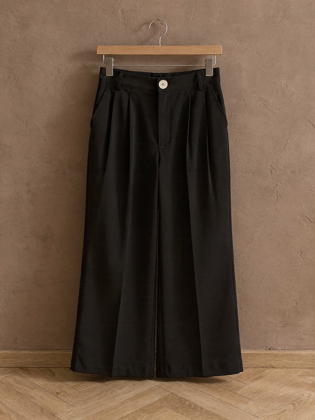 Pantalon double pince Ambroise – Noir