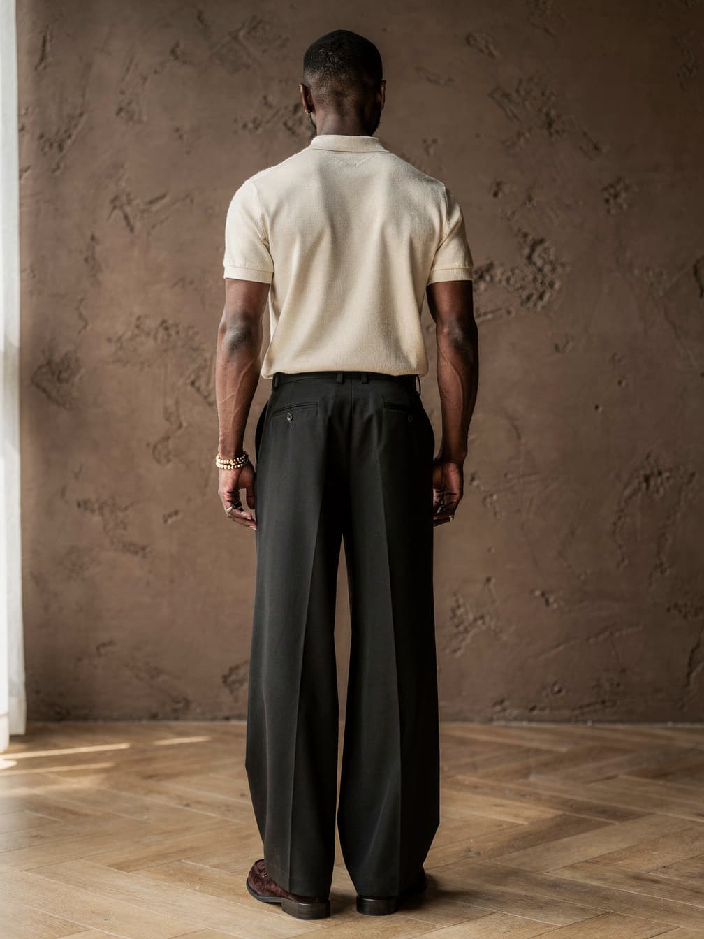 Pantalon double pince Ambroise – Noir