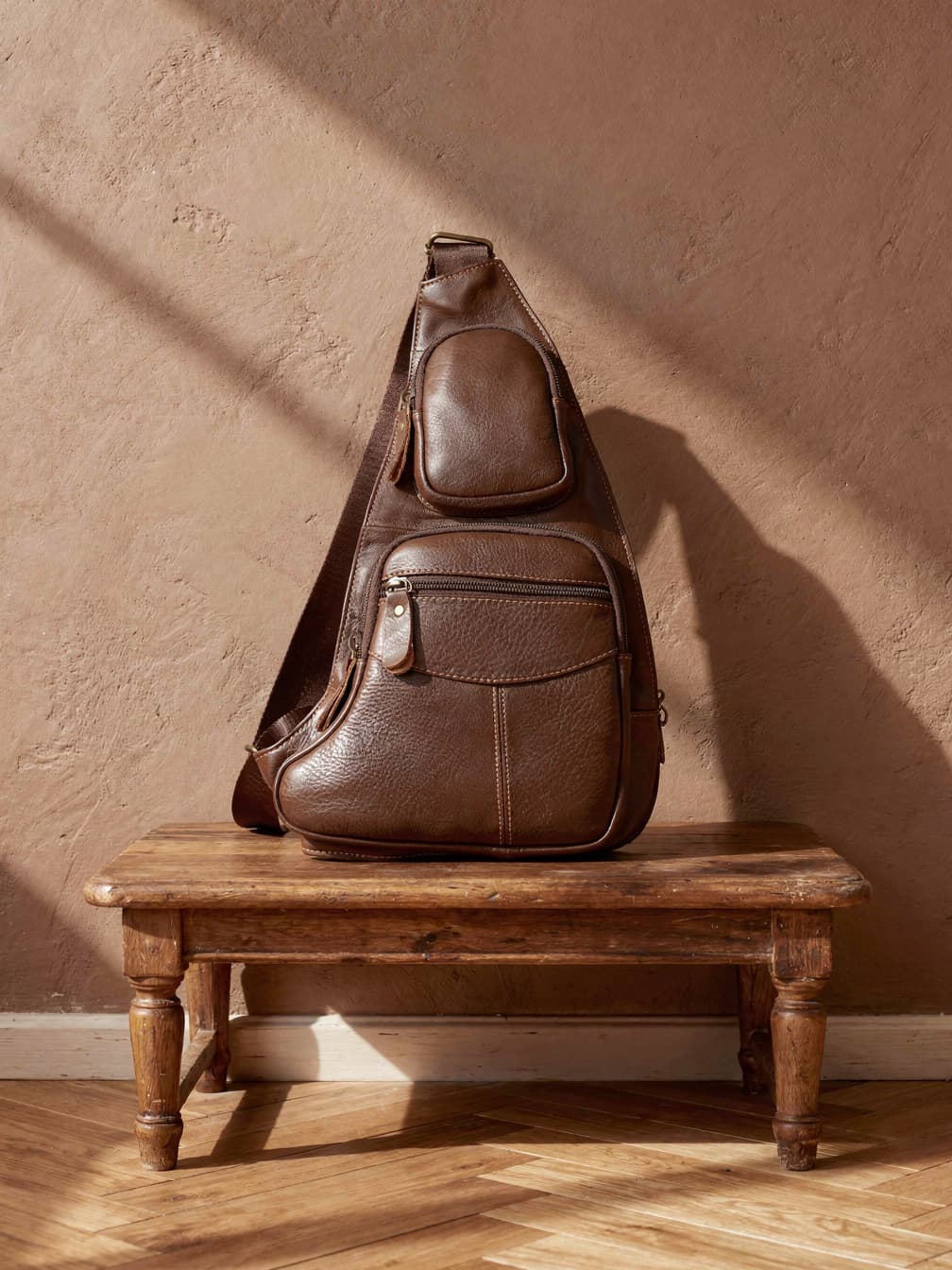 Sacoche Anatole – Marron
