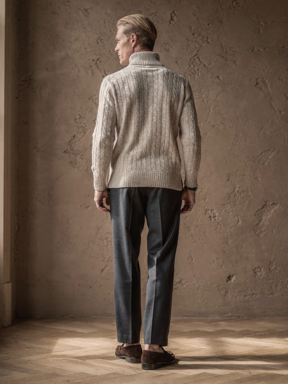 Col roulé Augustin – Beige