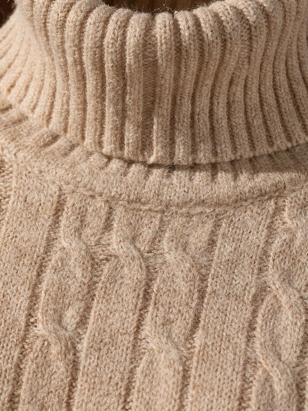 Col roulé Augustin – Beige