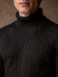 Col roulé Augustin – Noir