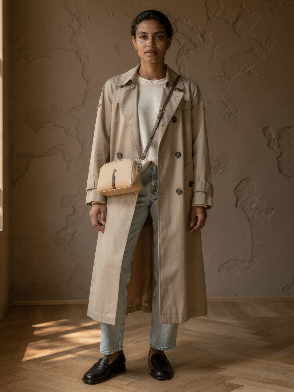 Sac à rabat Aurore – Beige