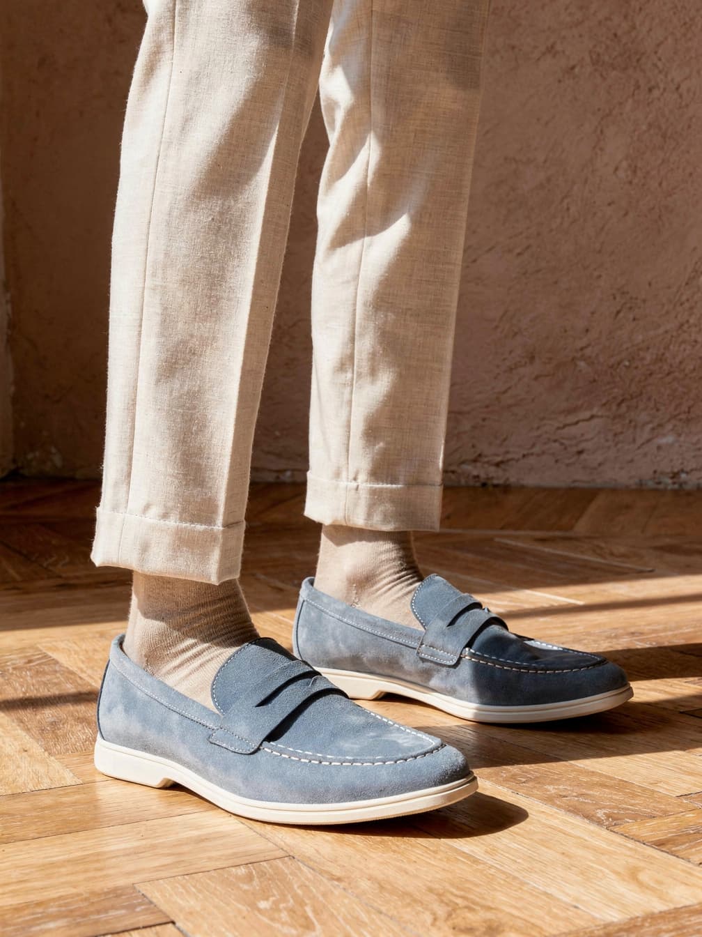 Mocassins Aymeric – Bleu clair