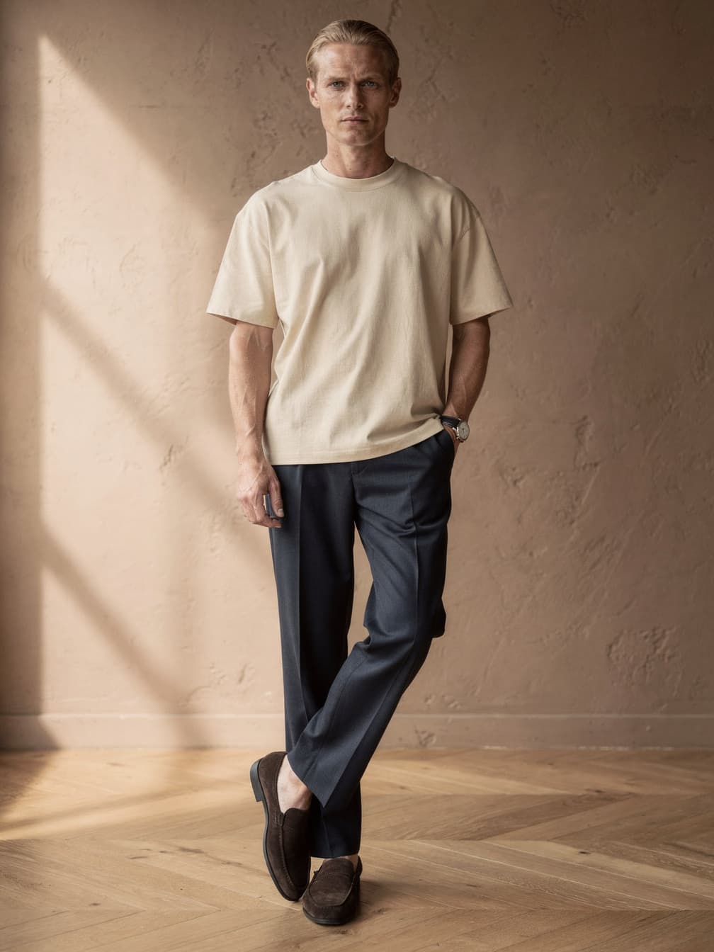 T-shirt ample Baptiste – Beige