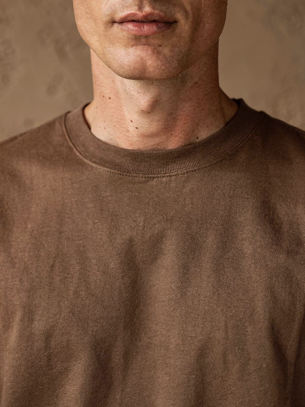 T-shirt ample Baptiste – Marron