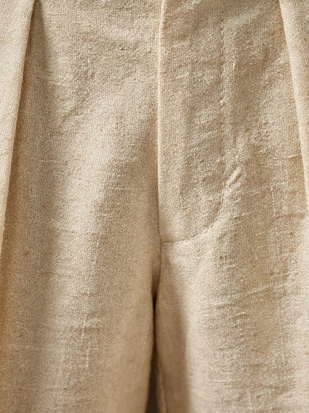 Pantalon léger à pinces Basile – Beige