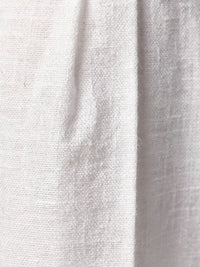 Pantalon léger à pinces Basile – Blanc