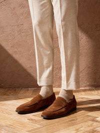 Mocassins légers Benoît – Maron clair