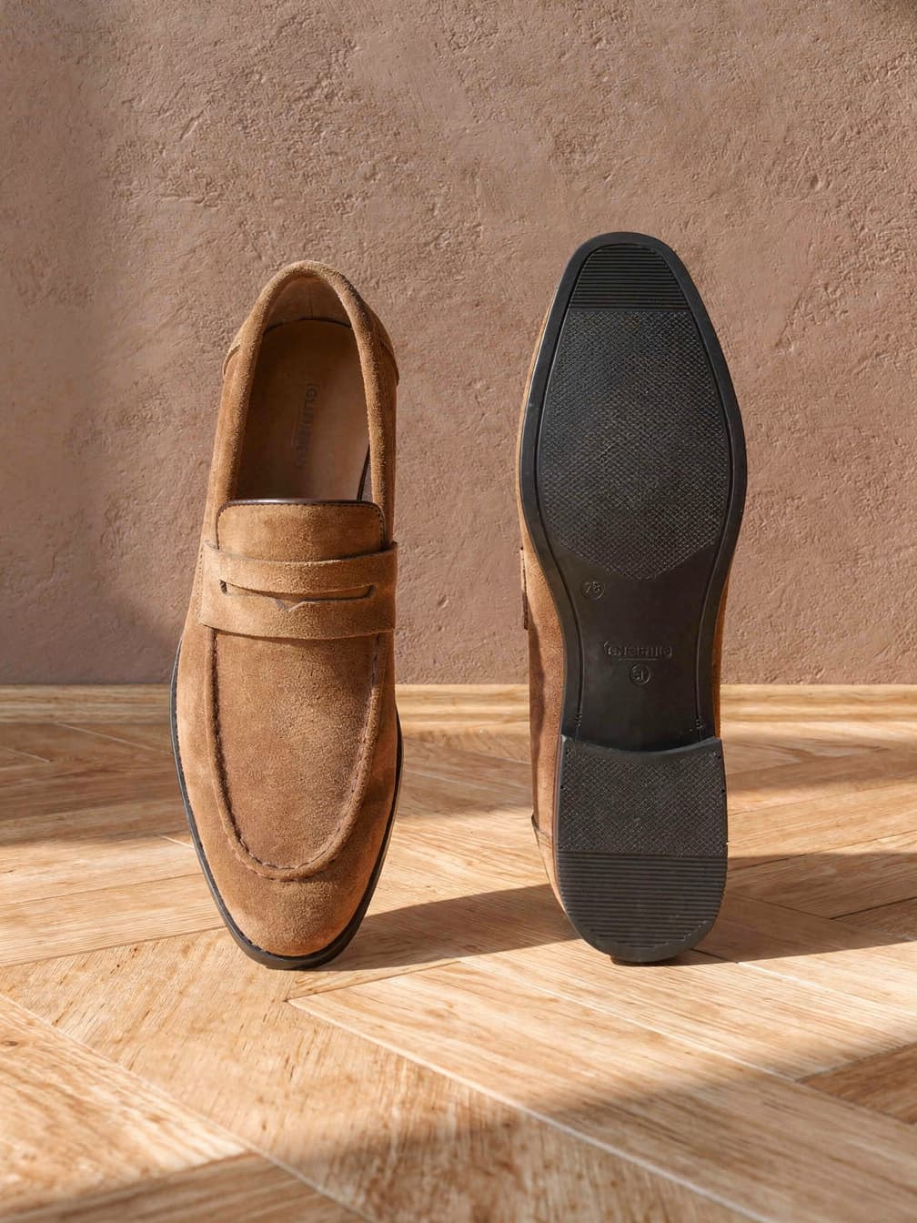 Mocassins légers Benoît – Maron clair