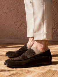 Mocassins légers Benoît – Maron foncé