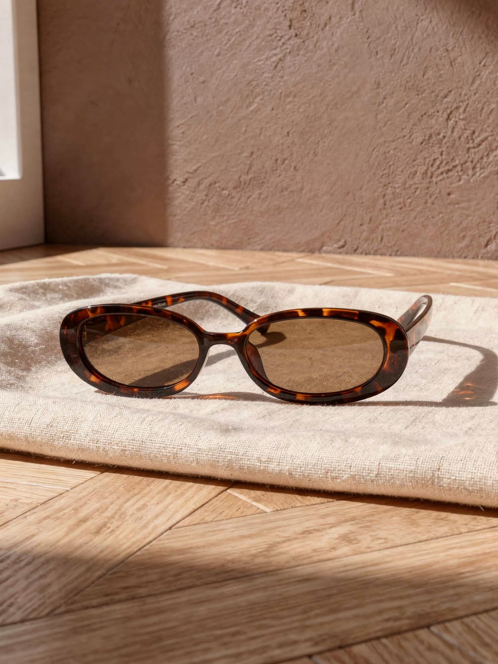 Lunettes de soleil ovales Bertille – Léopard