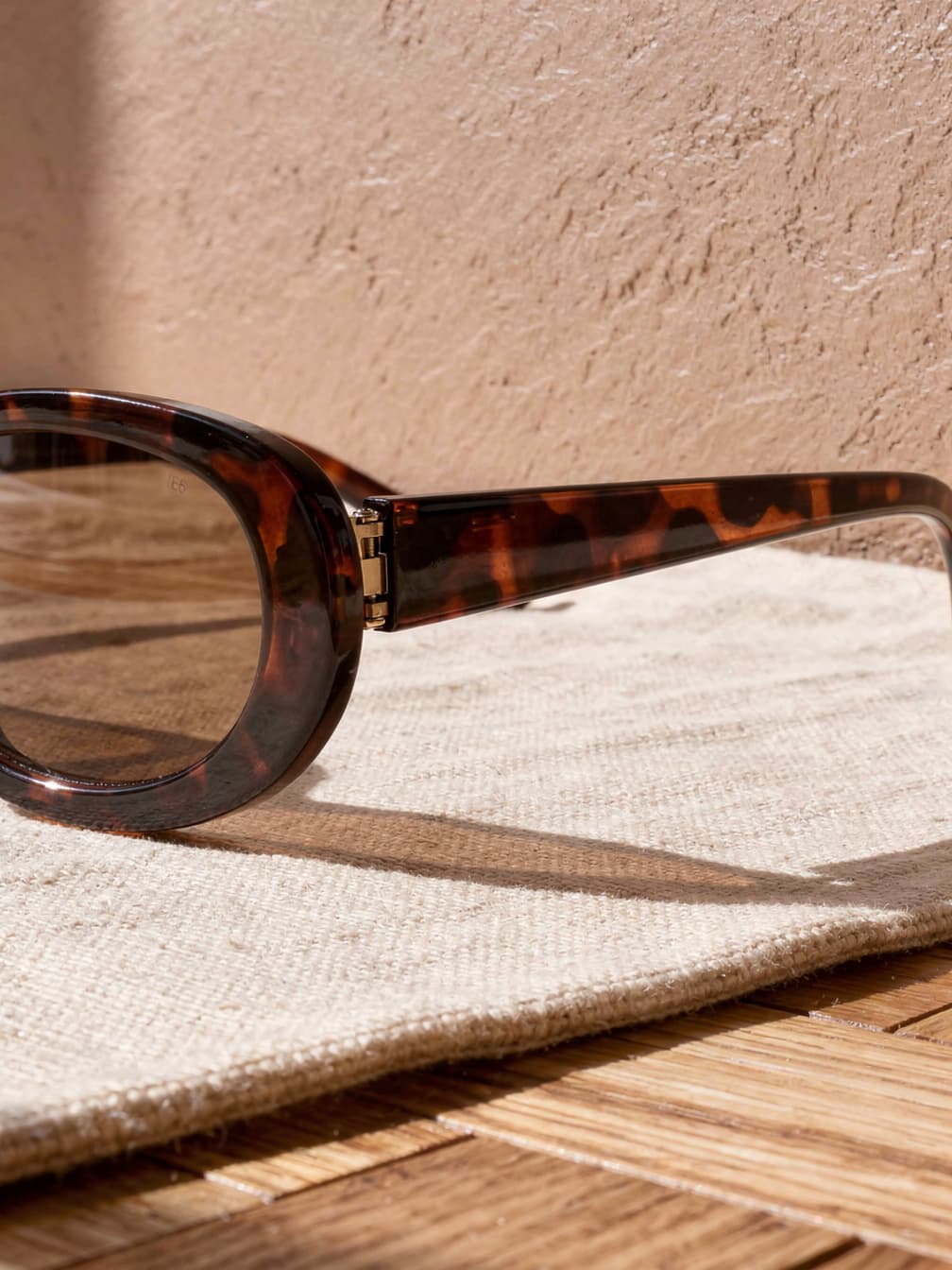 Lunettes de soleil ovales Bertille – Léopard