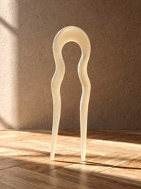 Pique à chignon Céleste – Blanc
