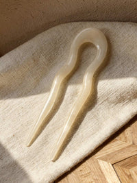 Pique à chignon Céleste – Blanc
