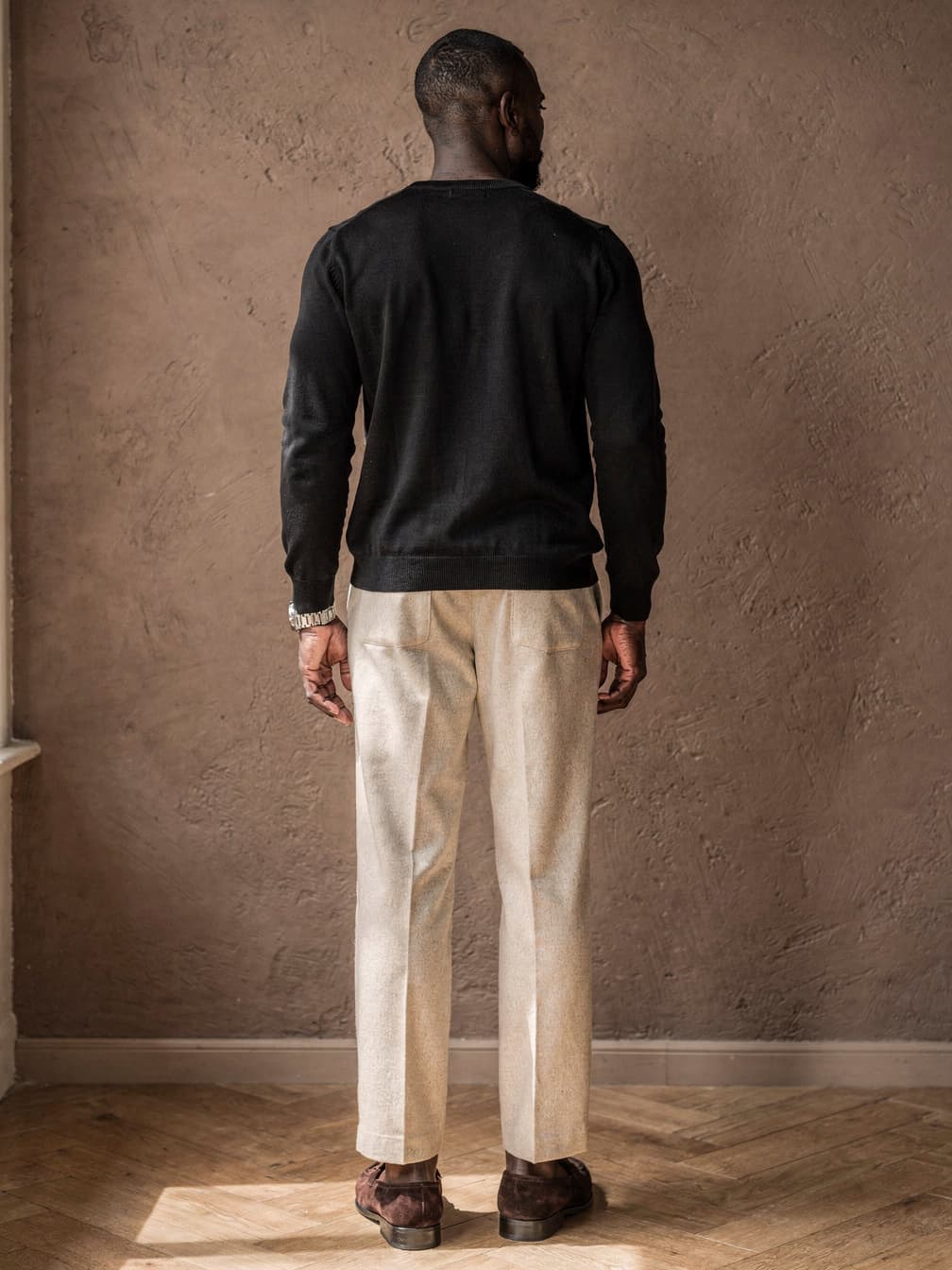 Pull col rond Charles – Noir