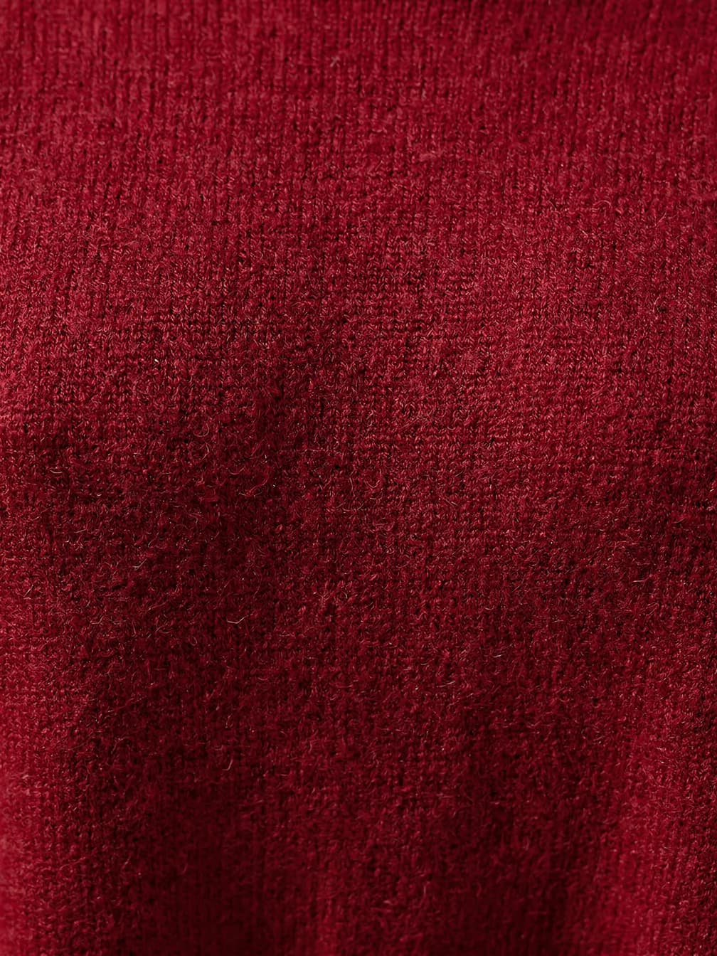 Pull col rond Charles – Rouge