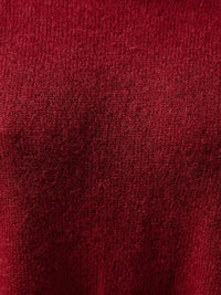 Pull col rond Charles – Rouge
