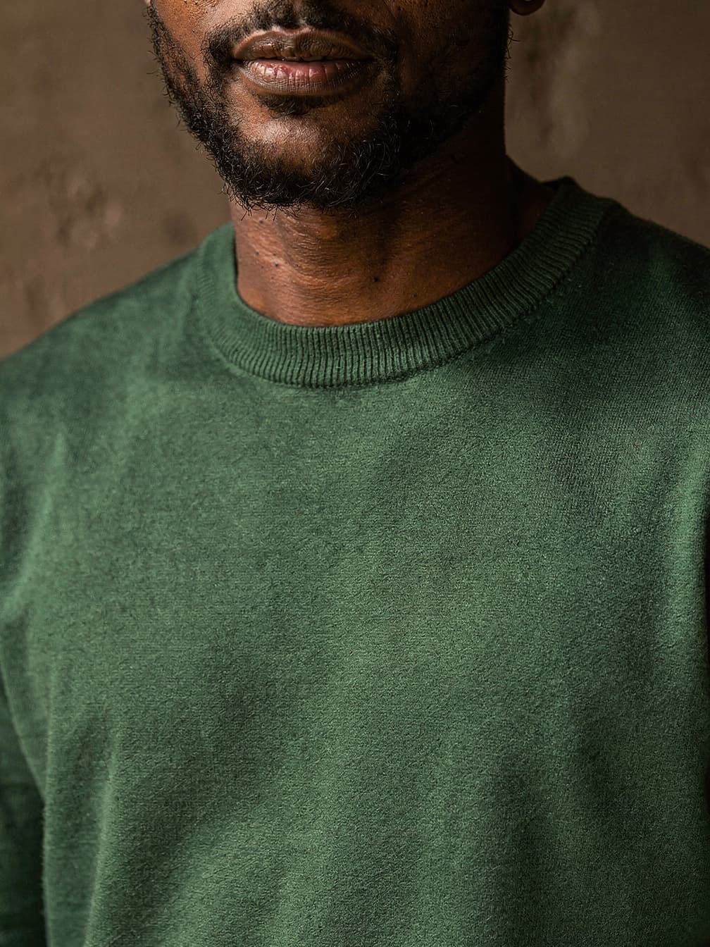 Pull col rond Charles – Vert