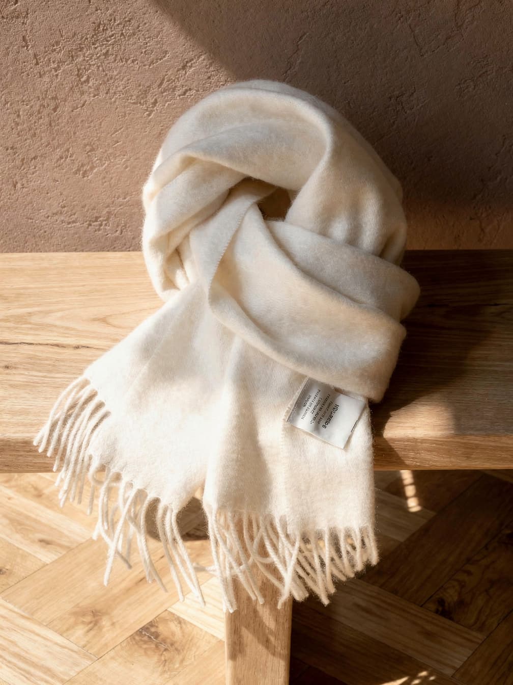 Écharpe étroite Charlie – Blanc