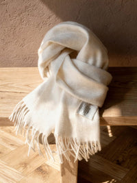 Écharpe étroite Charlie – Blanc