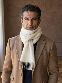 Écharpe étroite Charlie – Blanc