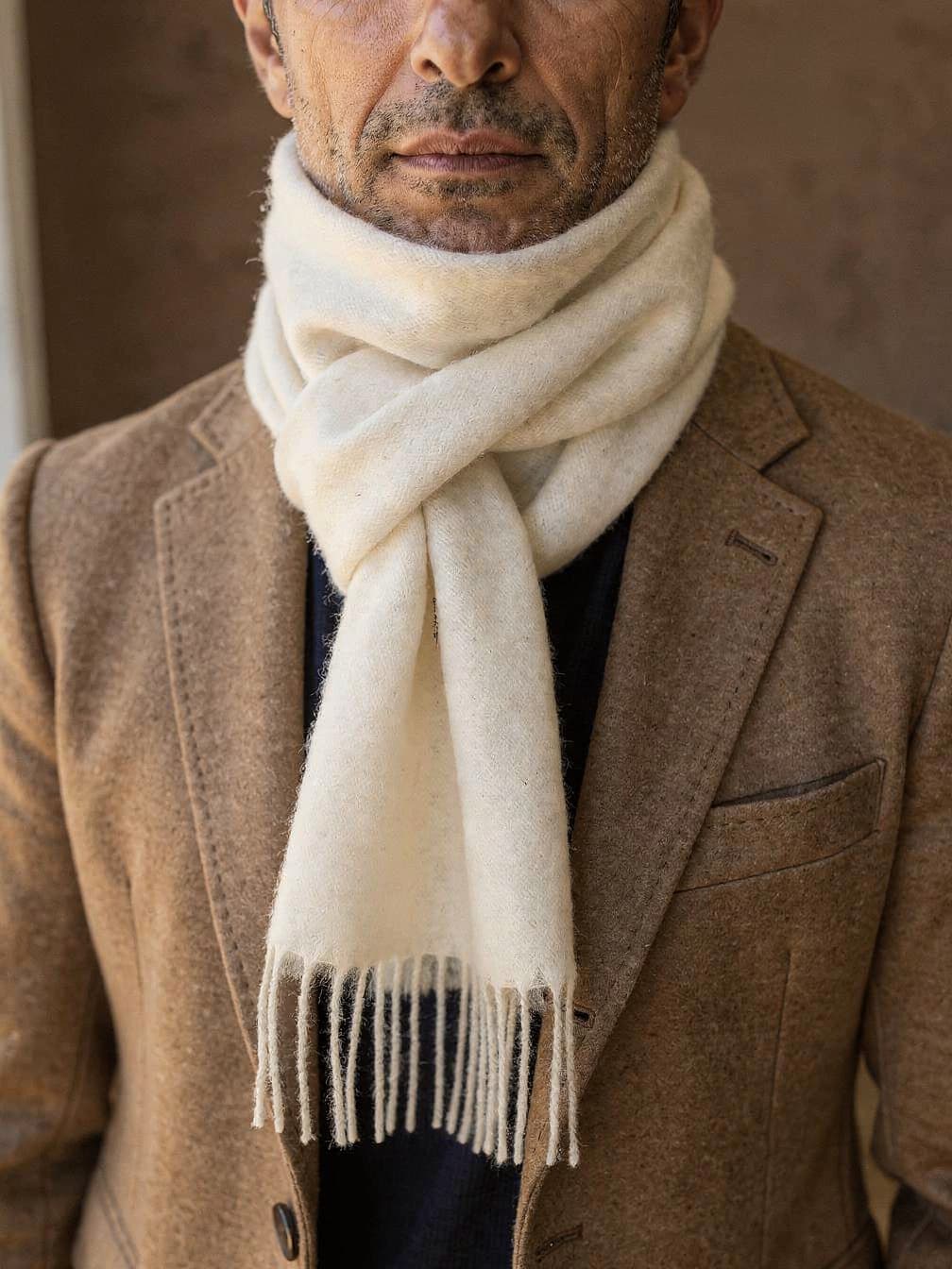 Écharpe étroite Charlie – Blanc