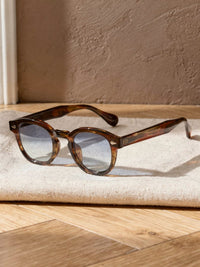 Lunettes de soleil rondes Claude – Bois