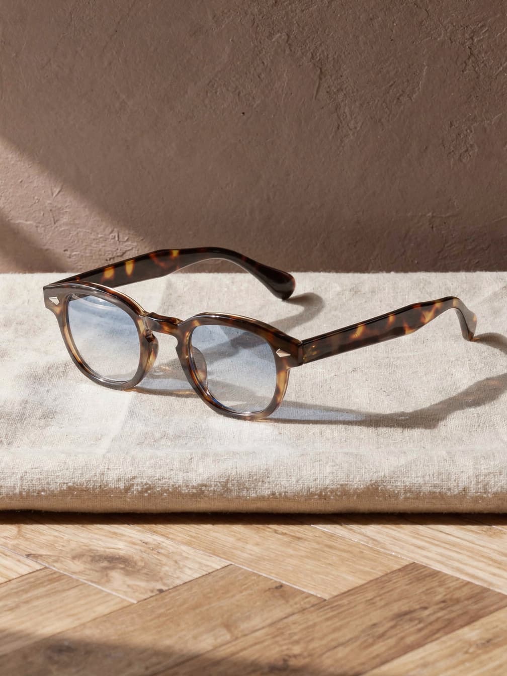 Lunettes de soleil rondes Claude – Léopard
