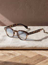 Lunettes de soleil rondes Claude – Léopard