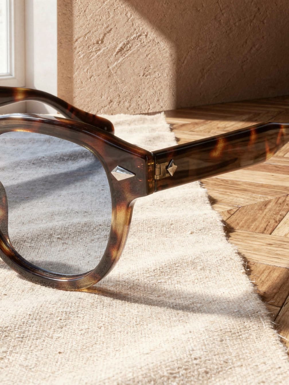 Lunettes de soleil rondes Claude – Léopard