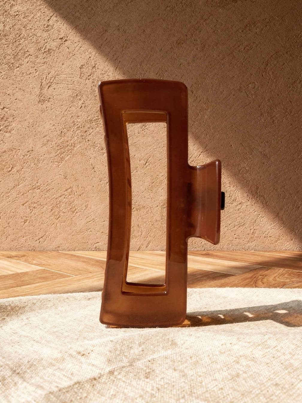 Pince à cheveux Clémence – Marron