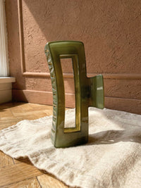 Pince à cheveux Clémence – Vert