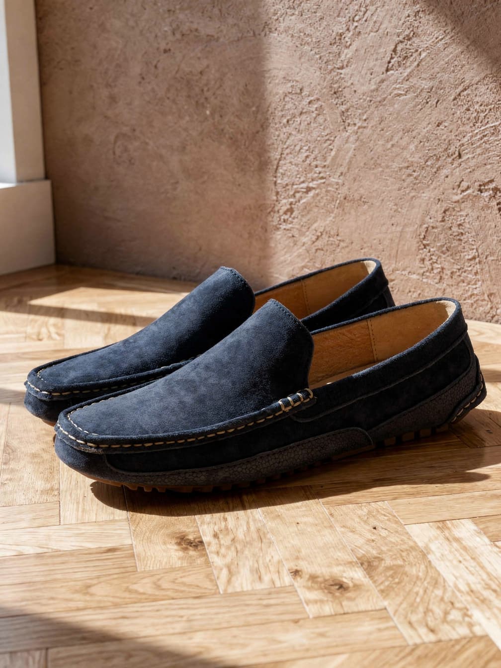 Mocassins souples Clément – Marine