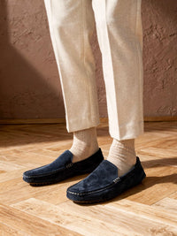Mocassins souples Clément – Marine
