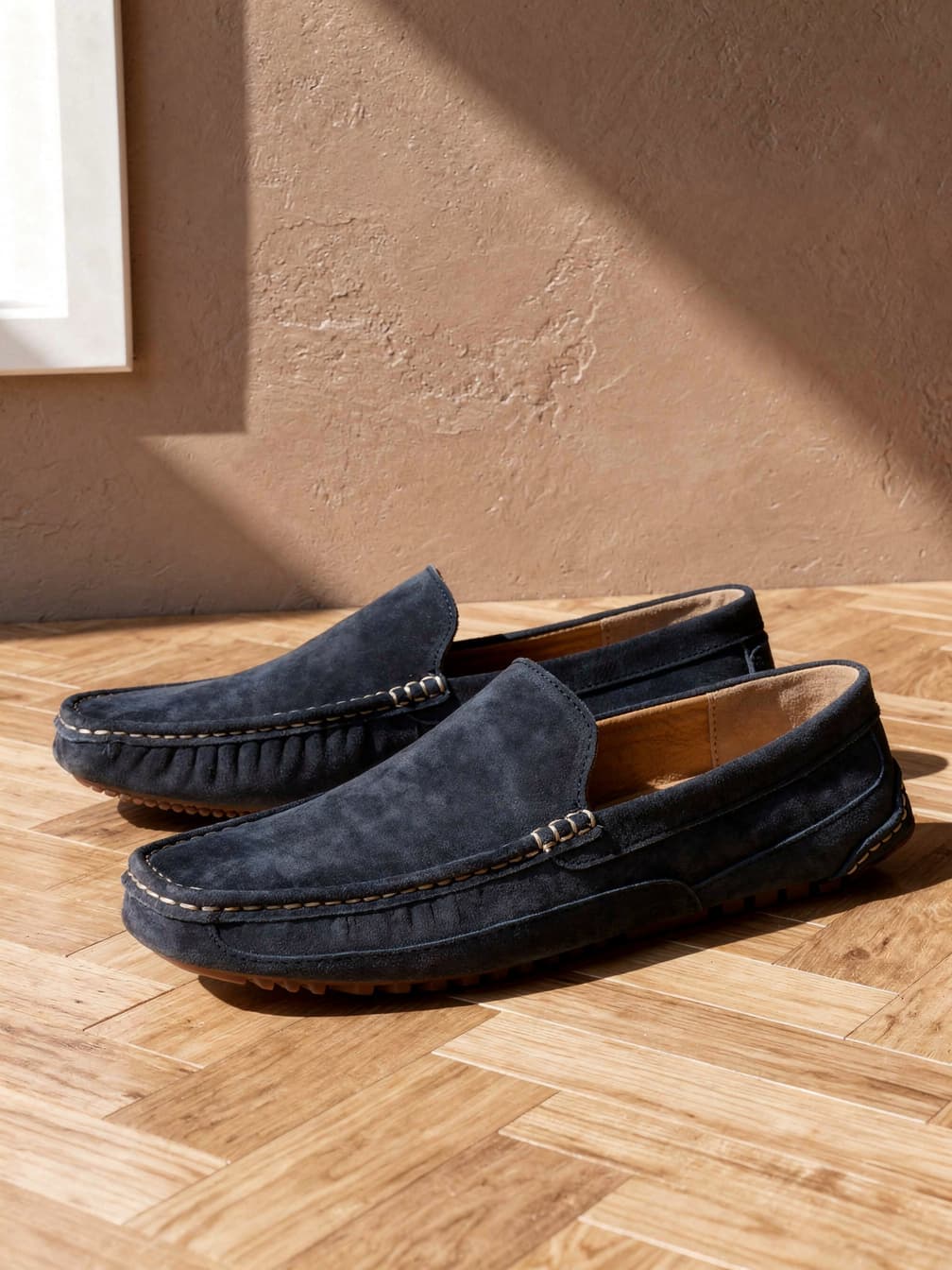 Mocassins souples Clément – Marine