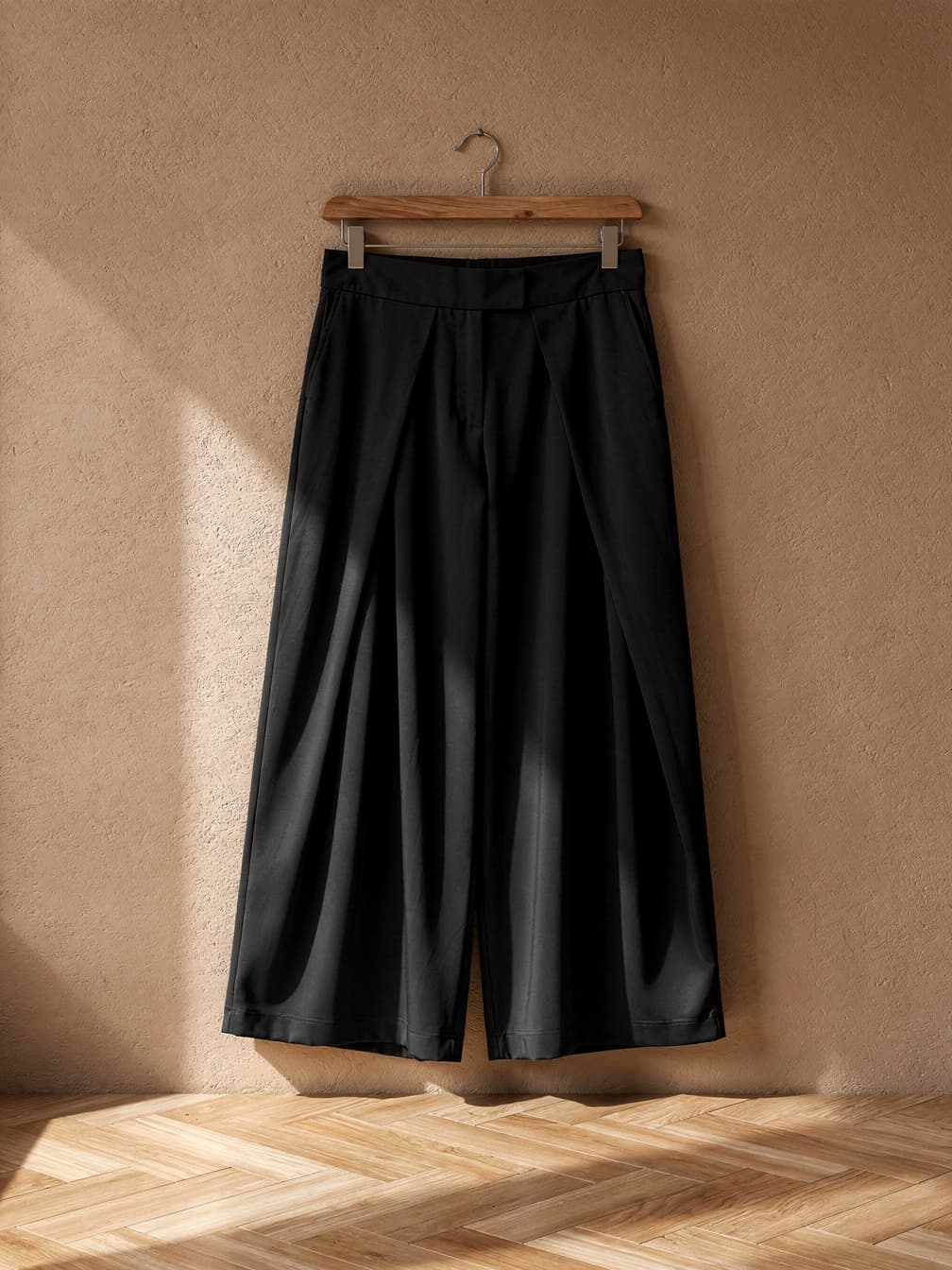 Pantalon large Constance – Noir