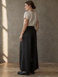 Pantalon large Constance – Noir