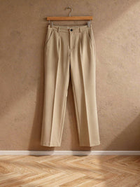 Pantalon taille haute Delphine – Beige