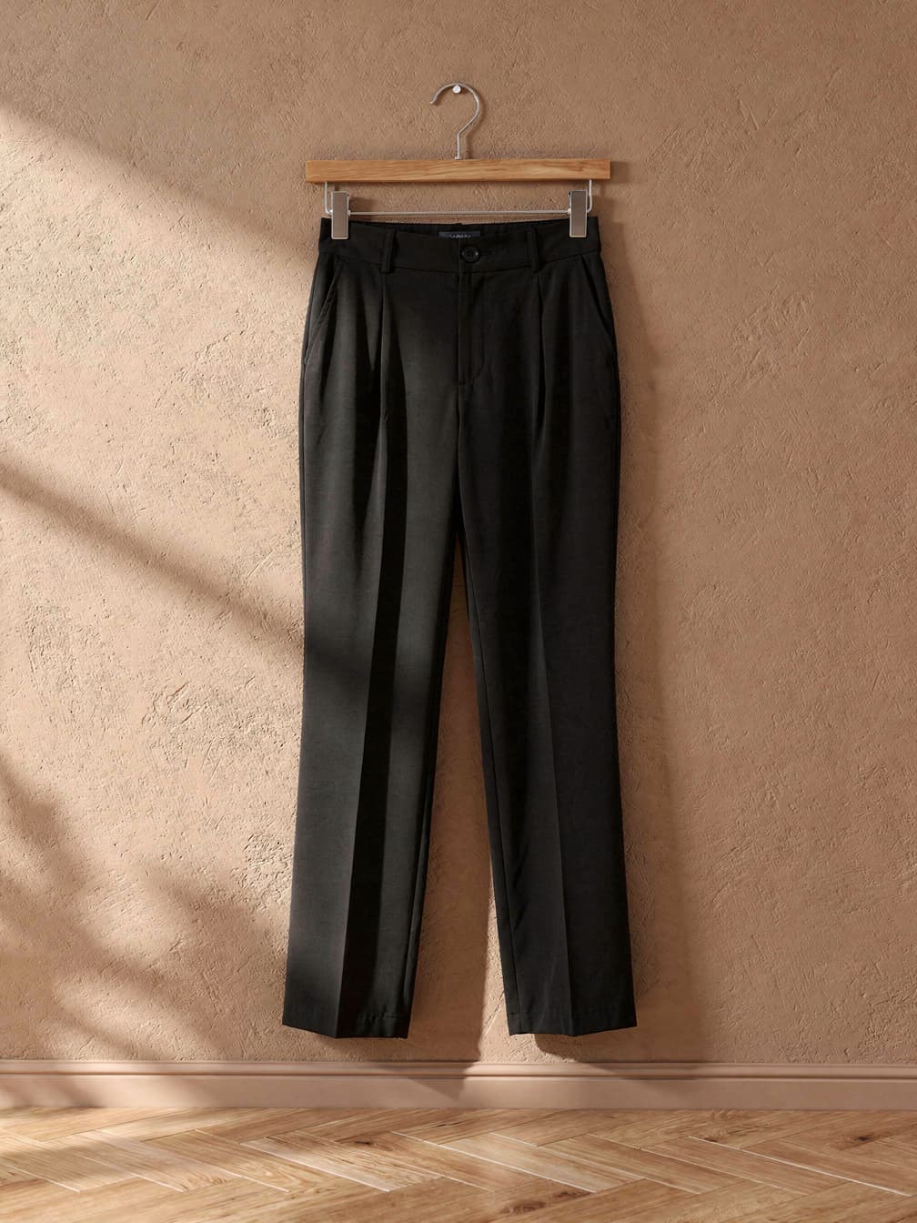 Pantalon taille haute Delphine – Noir