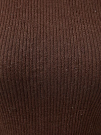 Col roulé Domitille – Marron