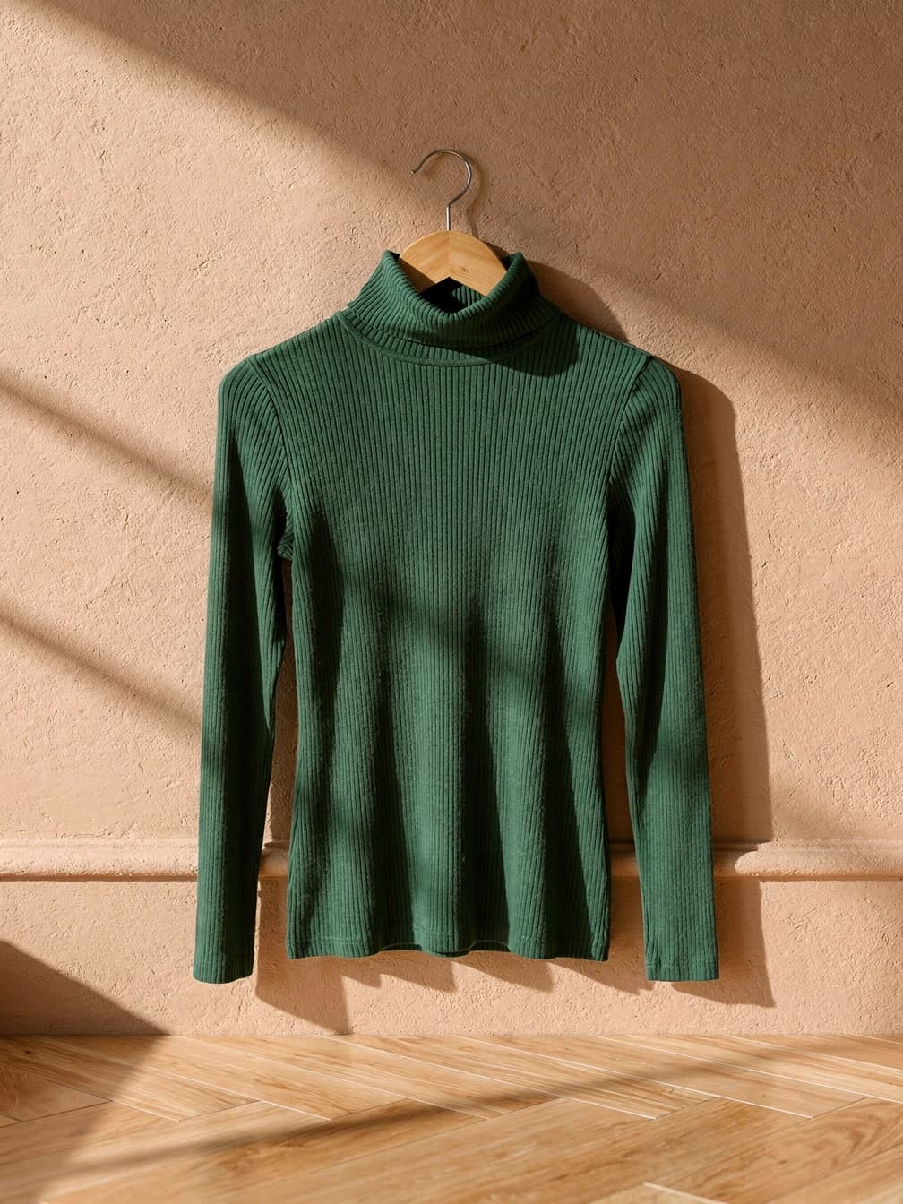 Col roulé Domitille – Vert