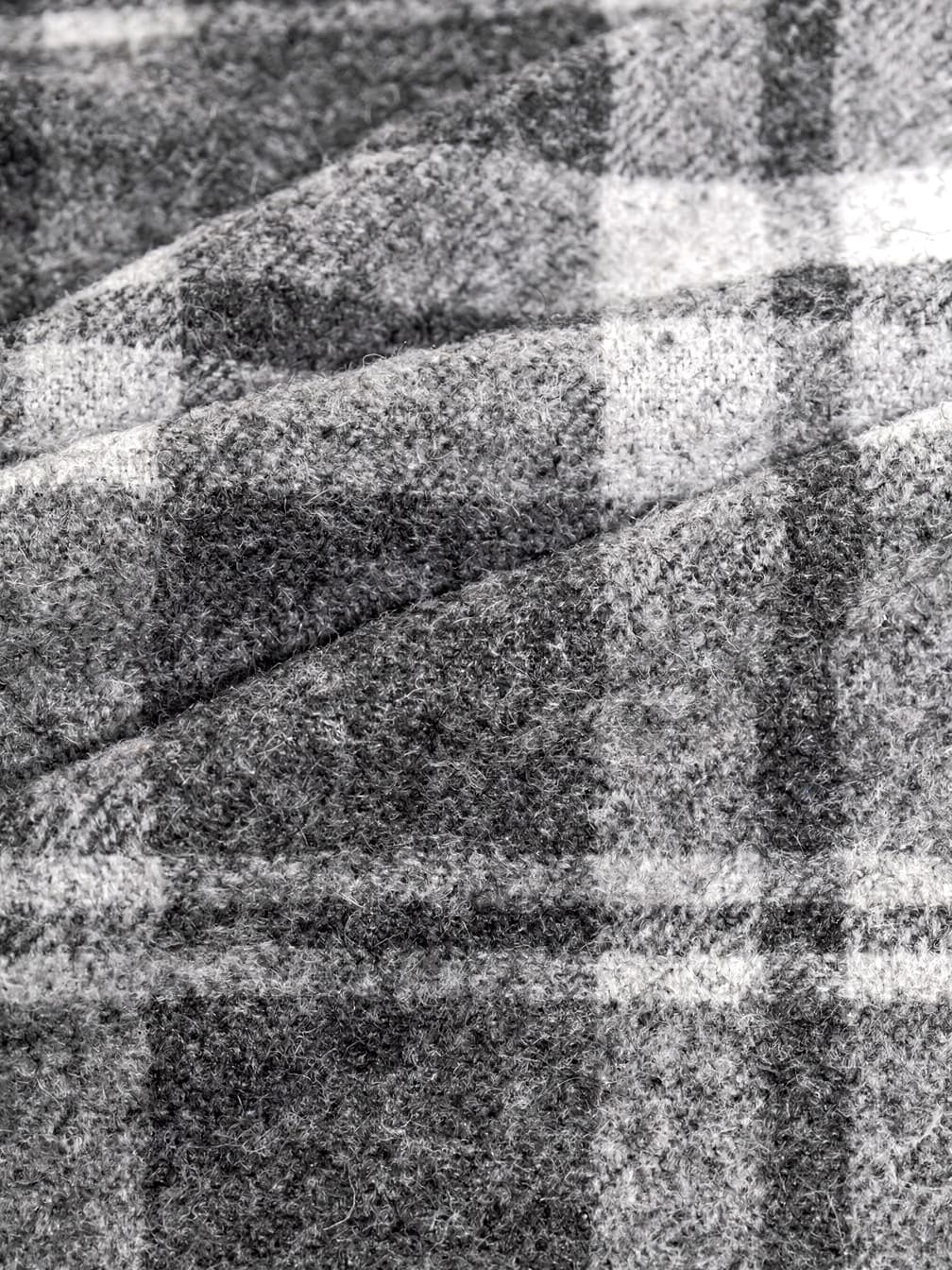 Écharpe à carreaux Edmond – Gris