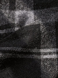 Écharpe à carreaux Edmond – Noir