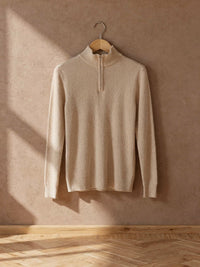 Pull camionneur fin Édouard – Beige