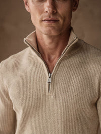 Pull camionneur fin Édouard – Beige